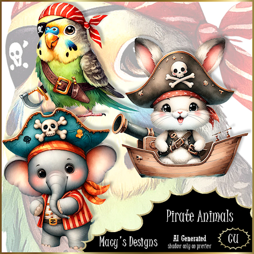 AI - Pirate Animals - Click Image to Close